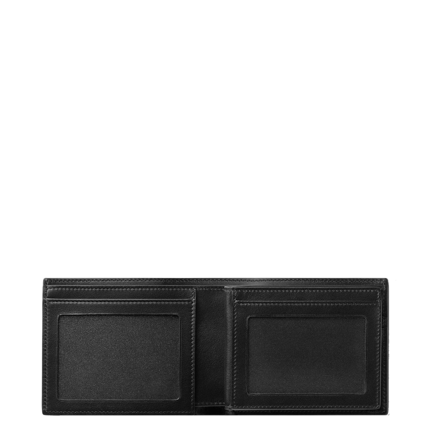 Montblanc Geldbörse 6 Kreditkartenfächer Meisterstück 4810 mit 2 Sichtfächern schwarz 130926
