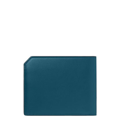 Montblanc Geldbörse 6 Fächer Meisterstück Selection Soft Ozeanblau 131242