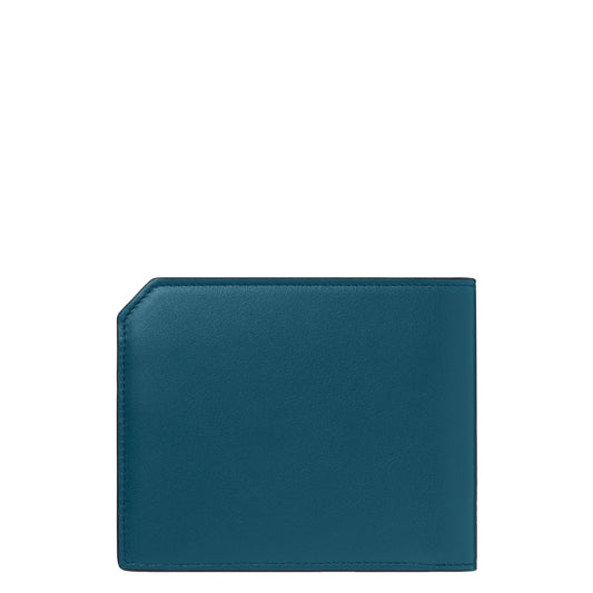 Montblanc Geldbörse 6 Fächer Meisterstück Selection Soft Ozeanblau 131242