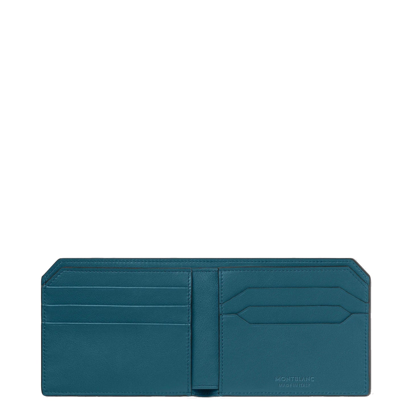 Montblanc Geldbörse 6 Fächer Meisterstück Selection Soft Ozeanblau 131242