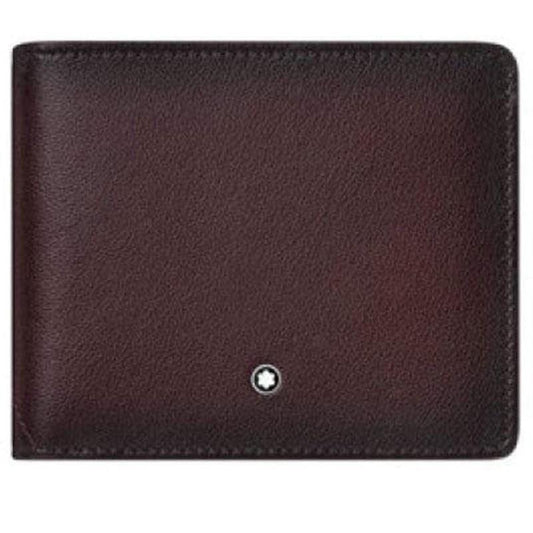 Montblanc Brieftasche 6 Kartenfächer Meisterstück Sfumato Bordeaux 123720