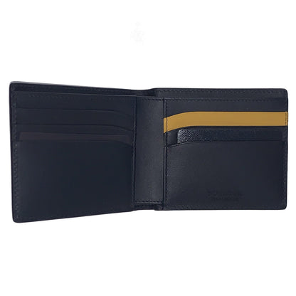 Montblanc Brieftasche 6 Fächer Meisterstück Soft Grain schwarz/gelb 127325