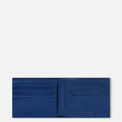 Montblanc Geldbörse 6 Fächer Montblanc Sartorial blau 130812
