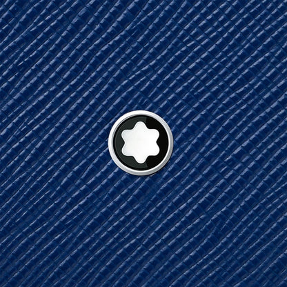 Montblanc Geldbörse 6 Fächer Montblanc Sartorial blau 130812