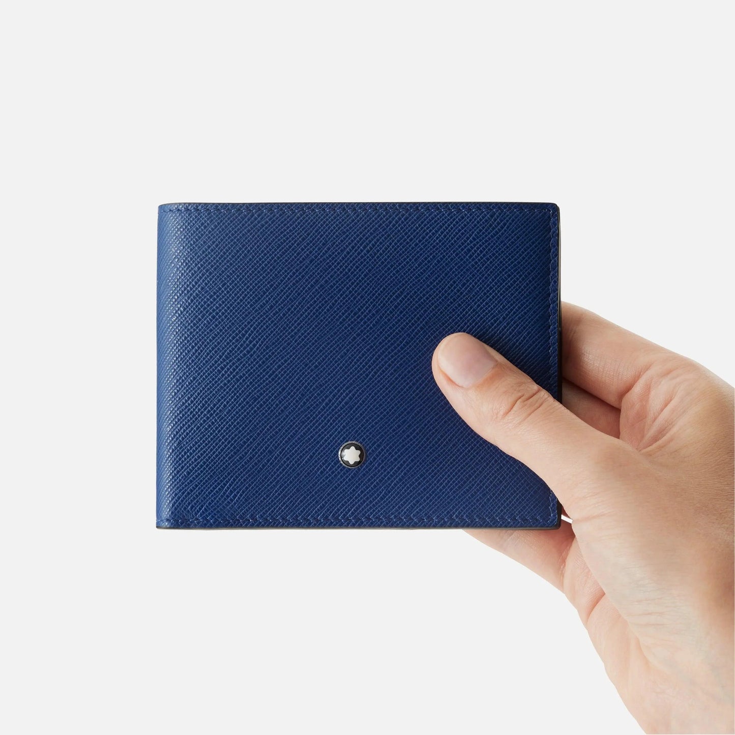 Montblanc Geldbörse 6 Fächer Montblanc Sartorial blau 130812