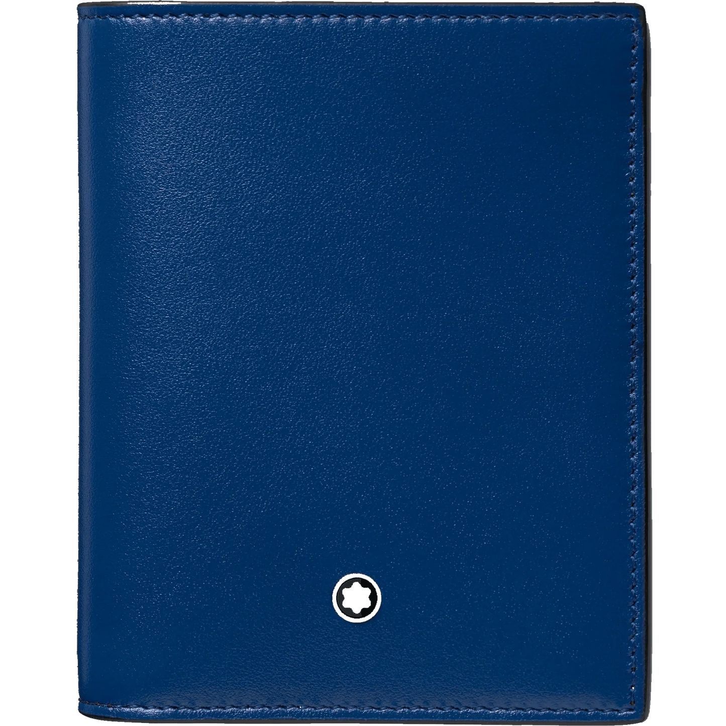 Montblanc Kompaktes Portemonnaie mit 6 Fächern Meisterstück schwarz/blau 129678