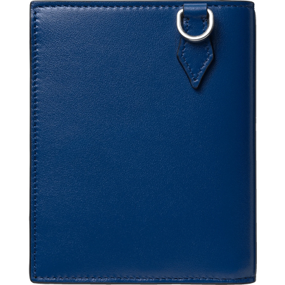 Montblanc Kompaktes Portemonnaie mit 6 Fächern Meisterstück schwarz/blau 129678