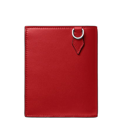 Montblanc Compact Wallet Meisterstück 6 Fächer schwarz/rot 129679