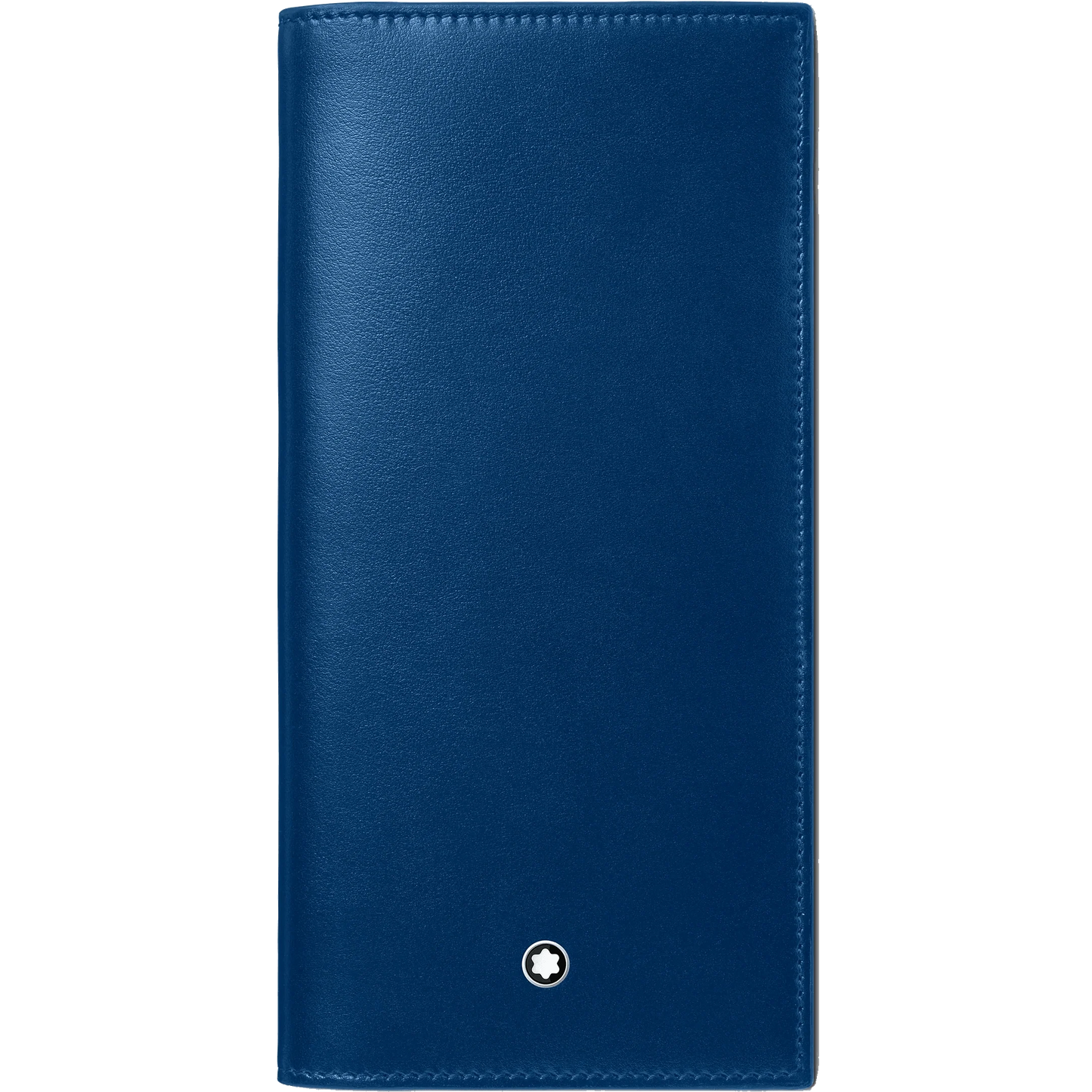 Montblanc Meisterstück langes Portemonnaie, 15 Fächer, Schwarz/Blau 129681