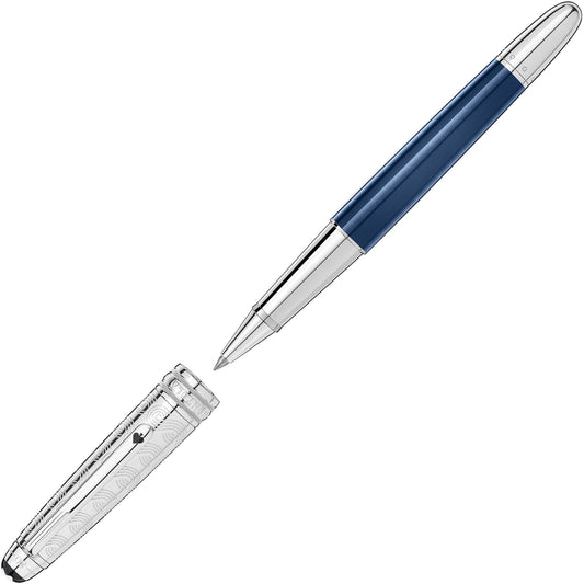 Montblanc Roller Doué Classique Meisterstück Around the World in 80 Days blau 126350