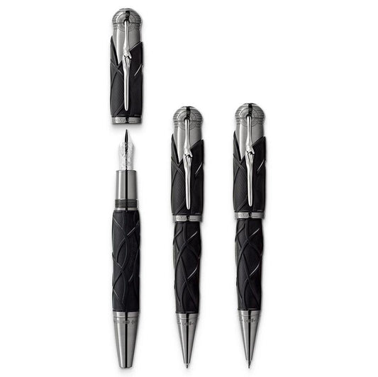 Montblanc Set 3 Schreibgeräte Writers Edition 2022 Brüder Grimm (Füllfederhalter + Roller + Kugelschreiber) Limitierte Edition 128367