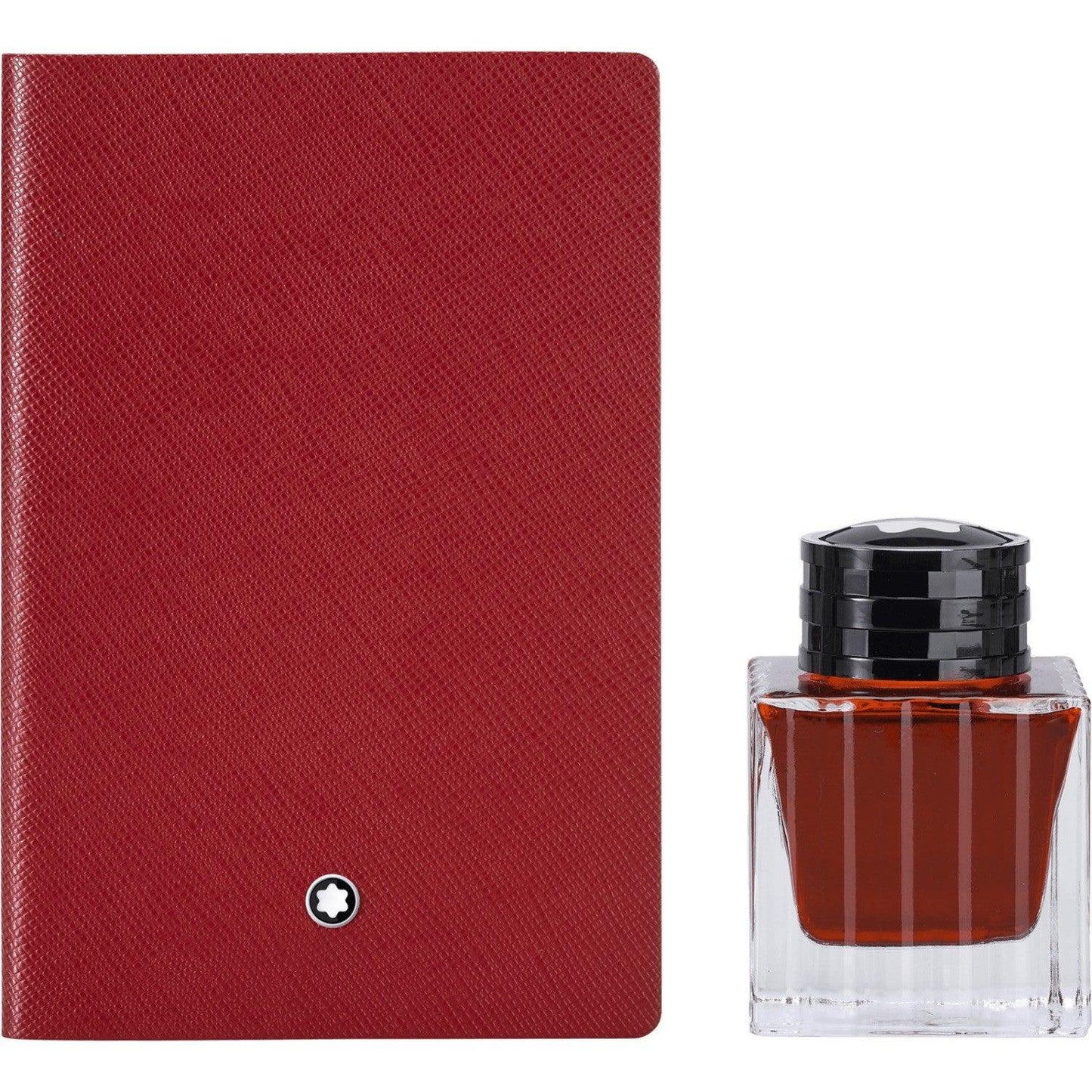Montblanc Set Notizbuch 147 liniert und Tinte Red (Rot) 50 ml 117597