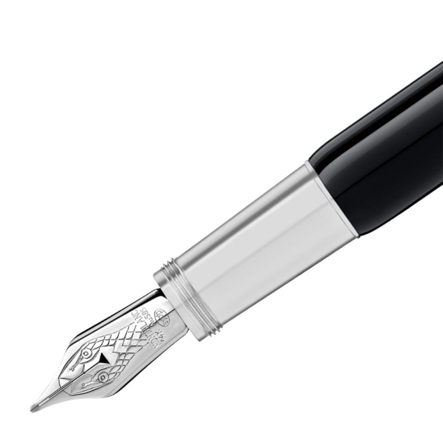 Montblanc stilografica Heritage Collection Rouge et Noir edizione speciale nero punta M 114722