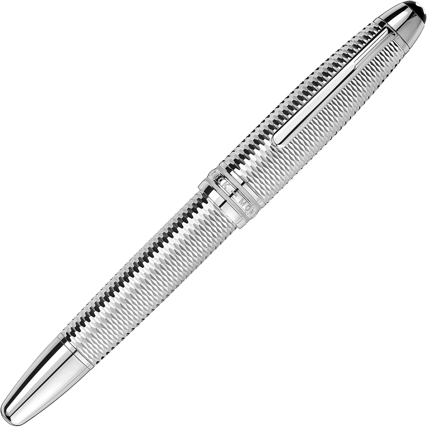 Montblanc Füllfederhalter Meisterstück Geometrie Solitaire LeGrand Feder M Platin veredelt Farbe Silber 118097