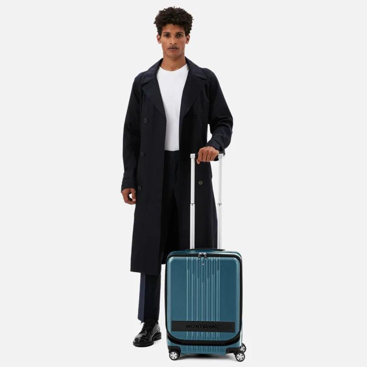 Montblanc Trolley Handgepäck mit Fronttasche #My4810 Ozeanblau 131858