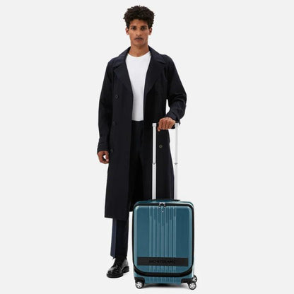 Montblanc Trolley Handgepäck mit Fronttasche #My4810 Ozeanblau 131858