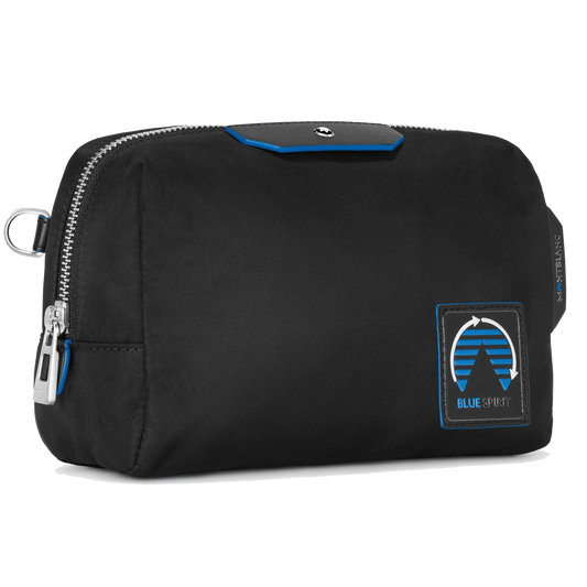Montblanc Kulturtasche mittel Montblanc Blue Spirit schwarz/blau 128737