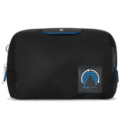 Montblanc Kulturtasche mittel Montblanc Blue Spirit schwarz/blau 128737
