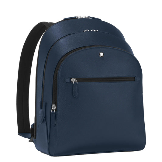 Montblanc Rucksack mittel 3 Fächer Sartorial Blau 131716