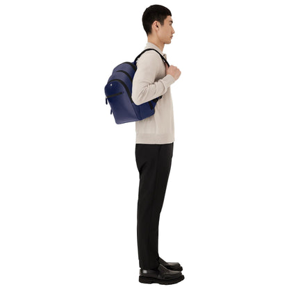 Montblanc Rucksack mittel 3 Fächer Sartorial Blau 131716