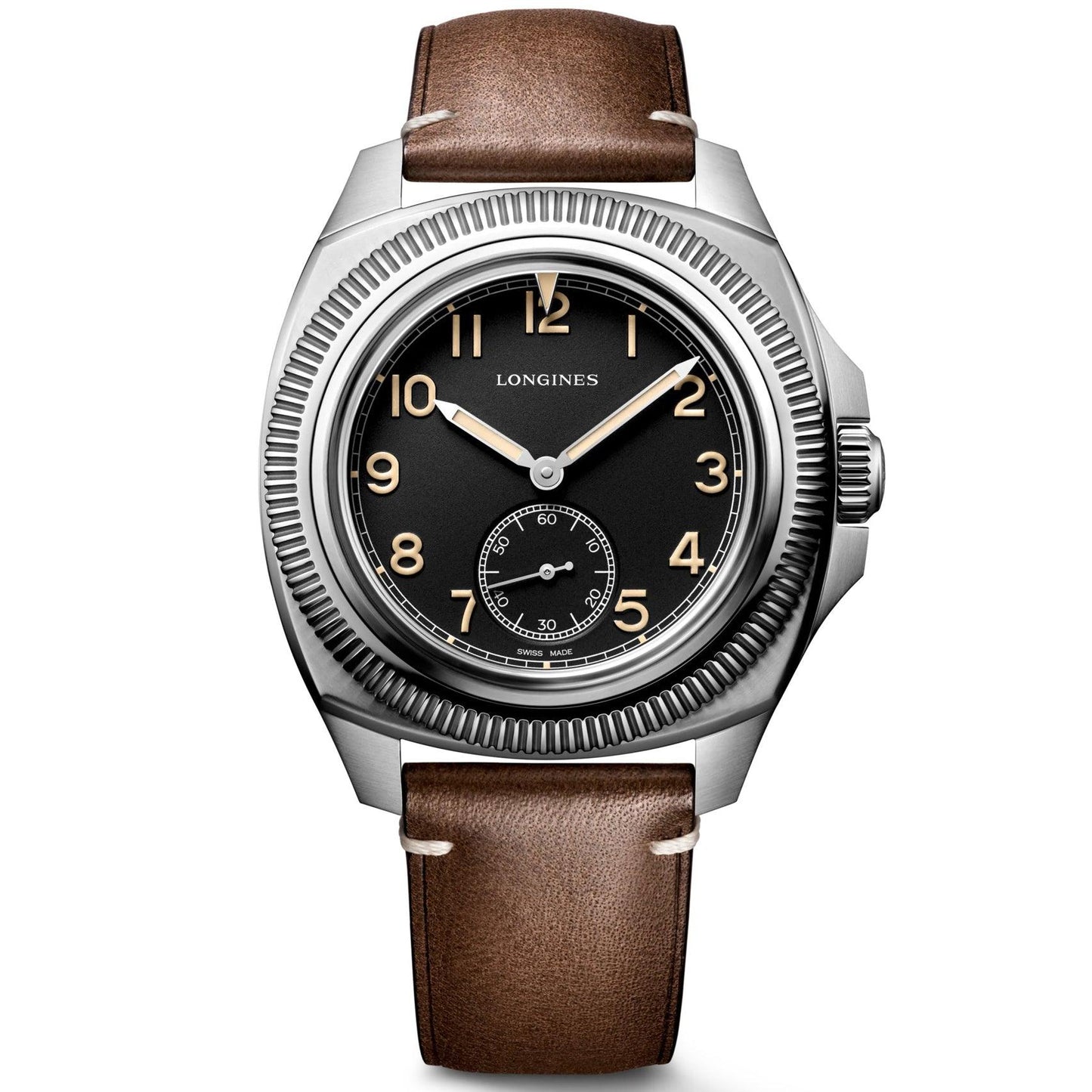 Longines Uhr Pilot Majetek Box Edition 43mm schwarz automatisch Stahl L2.838.4.53.9