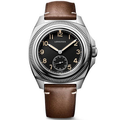 Longines Uhr Pilot Majetek Box Edition 43mm schwarz automatisch Stahl L2.838.4.53.9