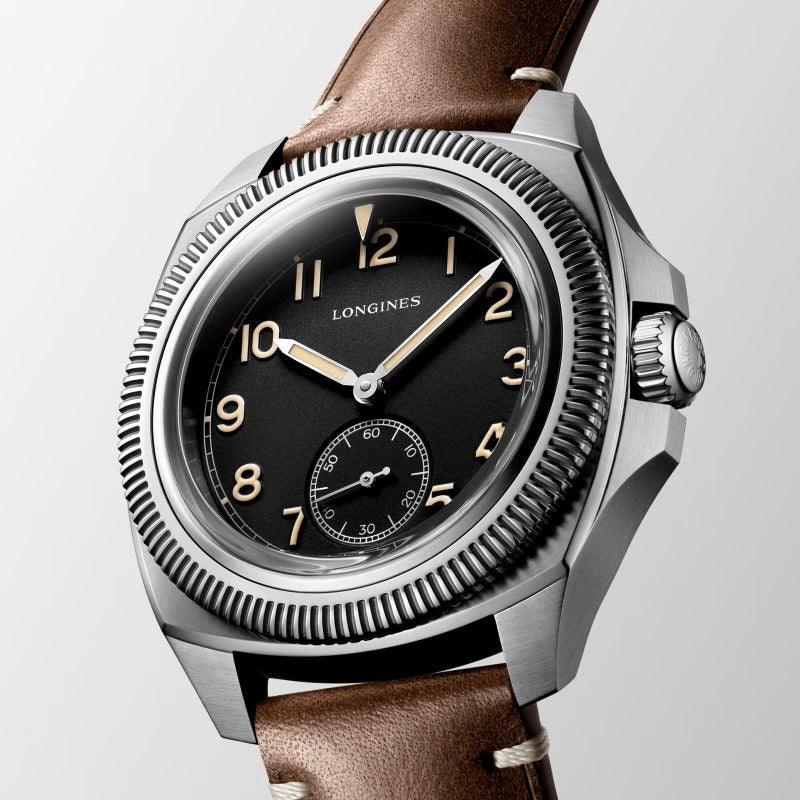 Longines Uhr Pilot Majetek Box Edition 43mm schwarz automatisch Stahl L2.838.4.53.9