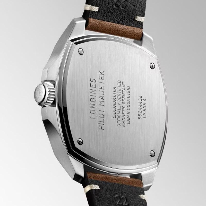 Longines Uhr Pilot Majetek Box Edition 43mm schwarz automatisch Stahl L2.838.4.53.9