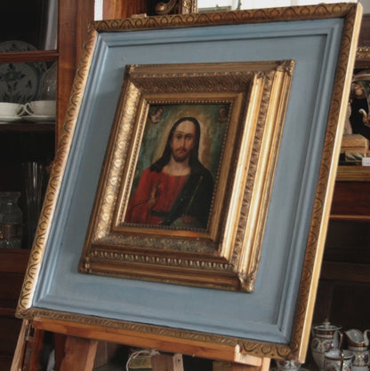 Orthodoxe Ikone „Christus Pantokrator“ — Russischer Raum, 18. Jahrhundert