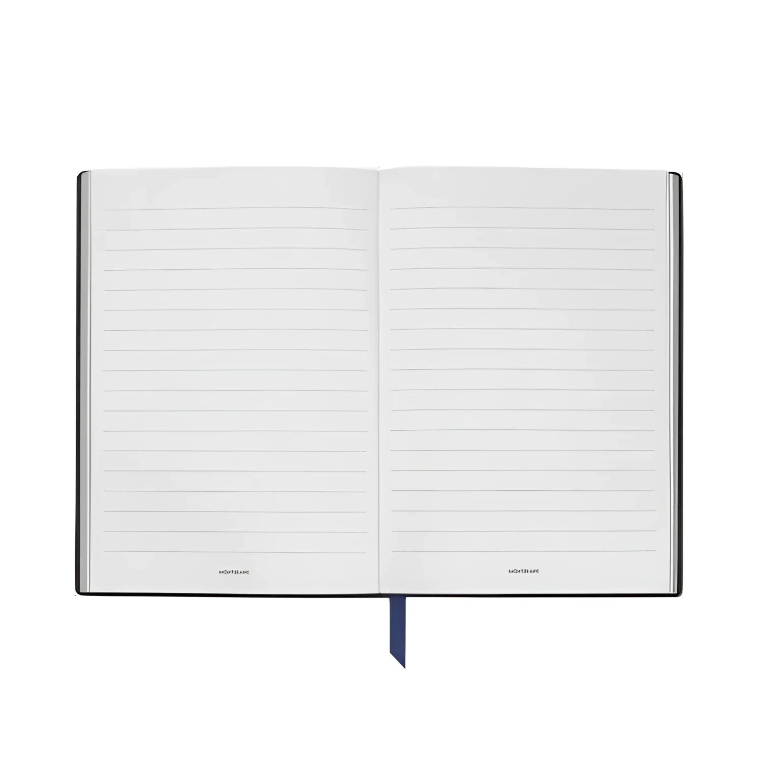 Open blocco note montblanc the origin collection con pagine a righe e segnalibro blu navy modello meisterstück 133087