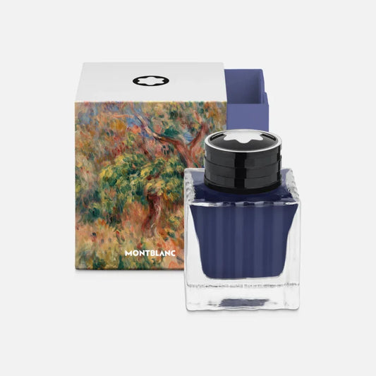 Montblanc Tintenfläschchen 50ml Masters of Art Hommage an Pierre-Auguste Renoir Bleu Outremer Ultramarinblau 134411