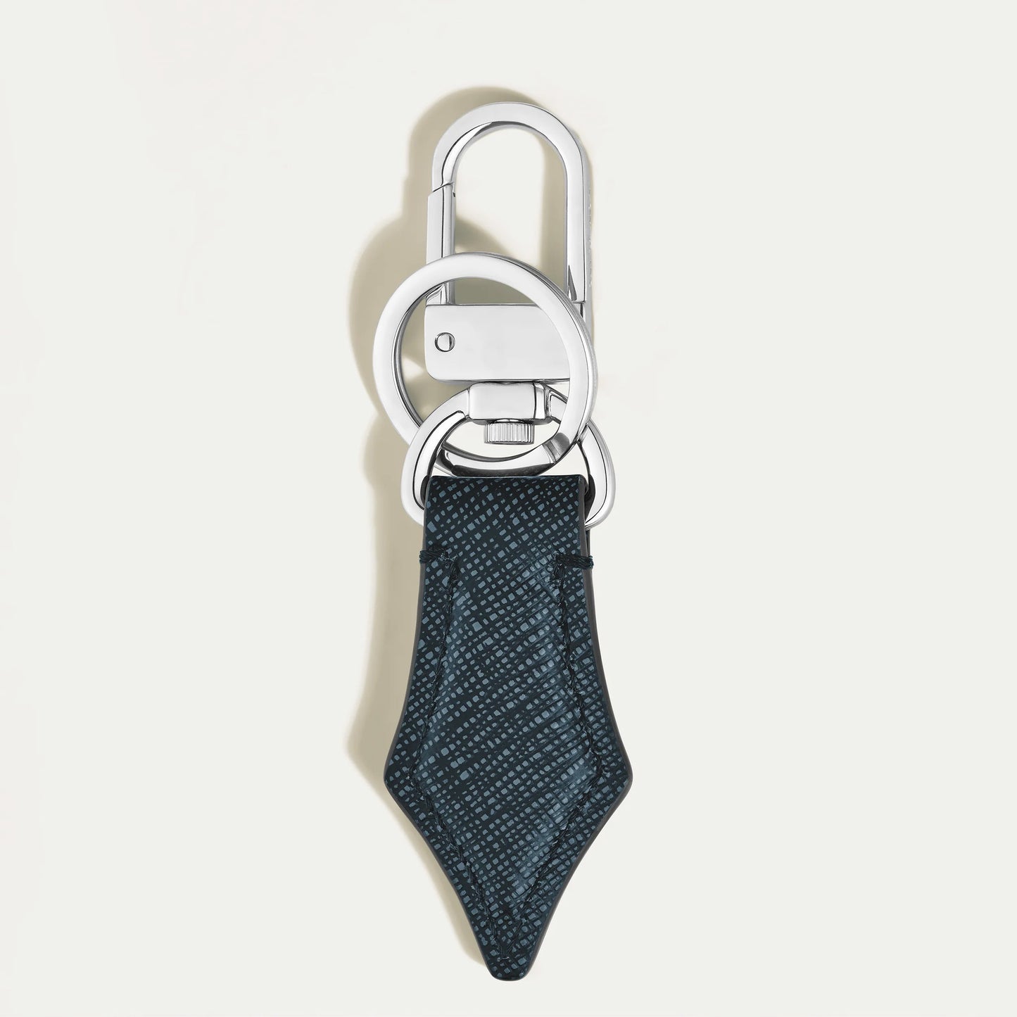 Montblanc Schlüsselanhänger Feder tweed blau 220358