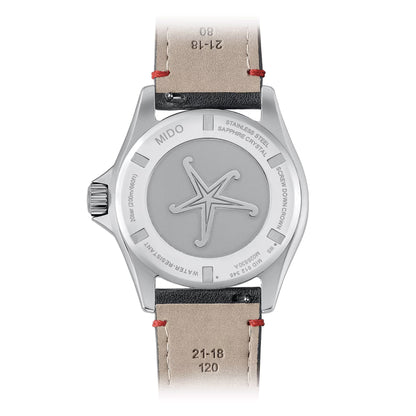Mido Armbanduhr Ocean Star Worldtimer 40mm silber automatisch Stahl M026.830.16.030.00