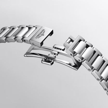 Longines Uhr Conquest 34mm grün Automatik Stahl L3.430.4.02.6