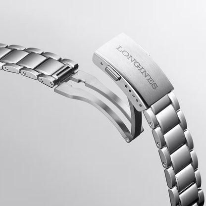 Longines Uhr Spirit Zulu Time 39mm Anthrazit Automatik Stahl L3.802.4.63.6